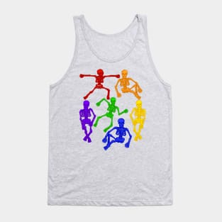 Rainbow Skeletons Tank Top